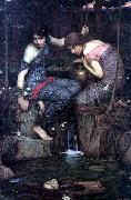 John William Waterhouse Nymphs Finding the Head of Orpheus oil painting reproduction